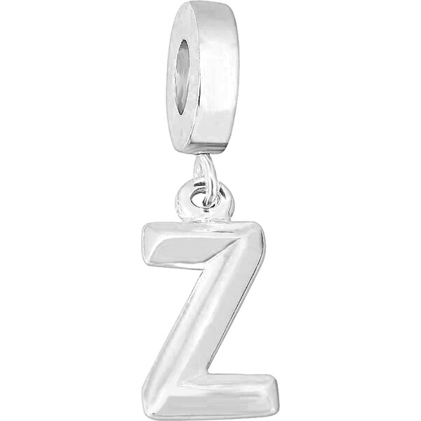 Lindas Jewelry Prívesok na náramok Písmeno Z chirurgická oceľ IP060 34905795