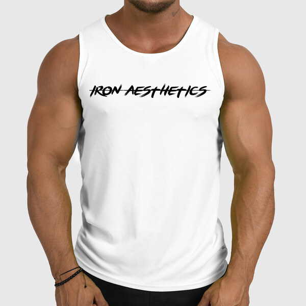 Pánske funkčné tielko Iron Aesthetics Sporty, biele 34921711