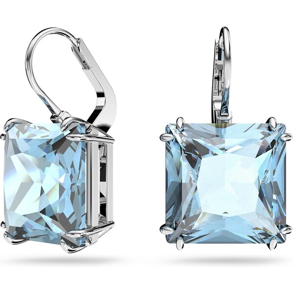Swarovski Výrazné visiace náušnice s modrými kryštálmi Millenia 66581289
