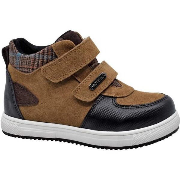 Detské kožené členkové topánky Protetika KRUS Hnedá 46771537
