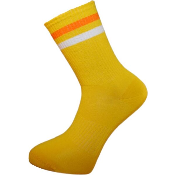 Petr Novák FX-RETROS DUO klasické športové ponožky Fuxy Žltá / Biela 36289607