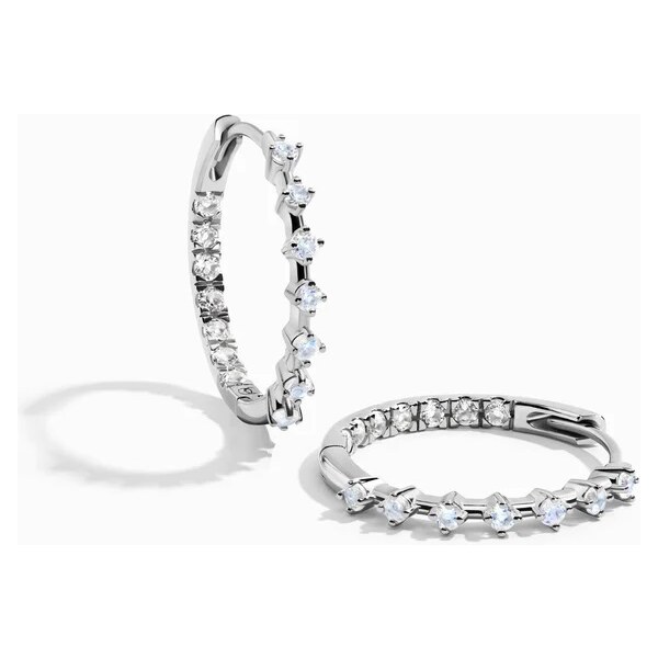 Royal Exklusive Royal Fashion strieborné rhodiované náušnice Efektné 55518958