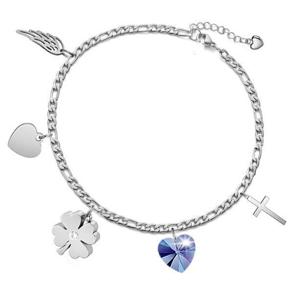 SWAROVSKI Elements Swarovski e. príveskový náramok na nohu Time for 34978482