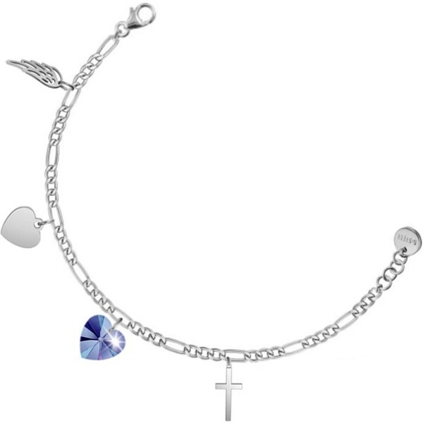 SWAROVSKI Elements Swarovski e. náramok s príveskami Time for Love 34978483