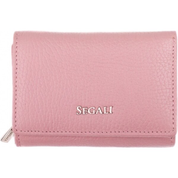 SEGALI Dámska kožená peňaženka 7106 B cameo rose 66580976