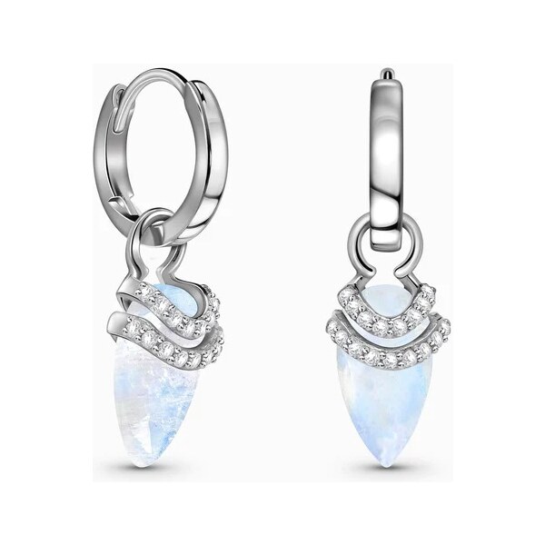 Royal Exklusive Royal Fashion strieborné rhodiované náušnice Bohyňa s 55518959