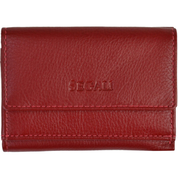 SEGALI Dámska kožená peňaženka 1756 red 66581888
