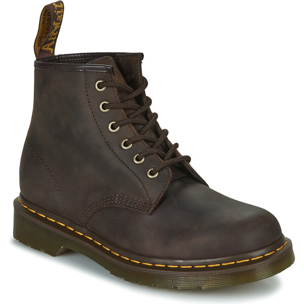 Dr. Martens Polokozačky 101 DARK BROWN CRAZY HORSE Dr. Martens 62262207