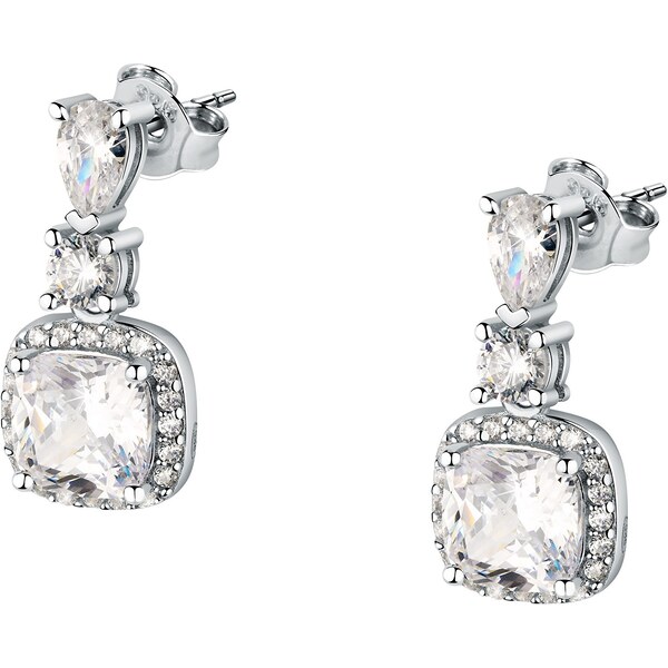 Morellato Elegantné strieborné náušnice so zirkónmi Tesori SAIW111 66594615