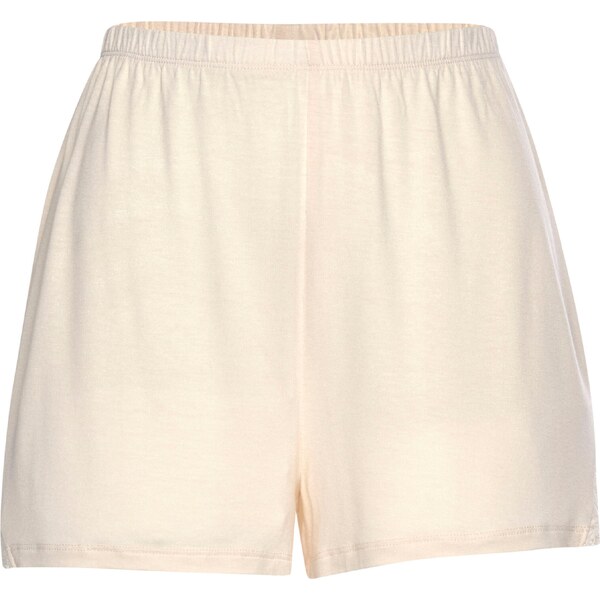 LASCANA Pyžamové nohavice krémová 54234096