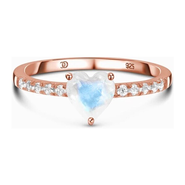 Royal Exklusive Royal Fashion prsteň Srdce 14k ružové zlato Vermeil s 36091972