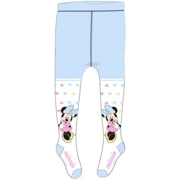 E plus M Dievčenské pančuchy Minnie Mouse so srdiečkami - Disney 35075019