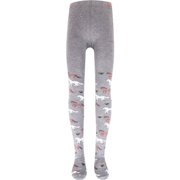 EWERS Pančuchy sivá melírovaná / zelená / hrdzavo červená / biela 65730427