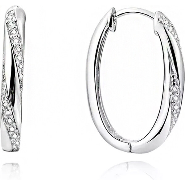 Dámske strieborné náušnice LAVERNE 35095505