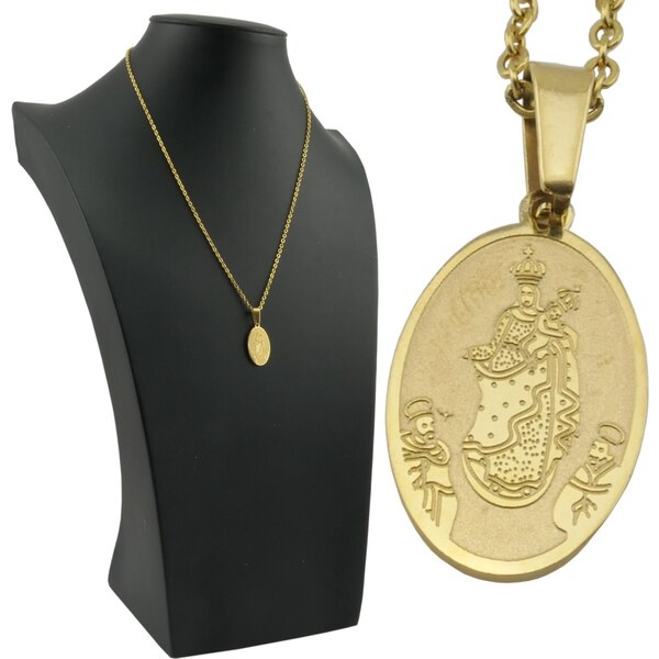 CITY STORM Retiazka s príveskom medajlón Panna Mária v zlatej farbe 66889245