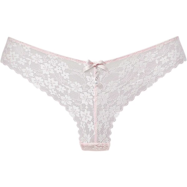 LASCANA Tangá krémová / ružová 54234603