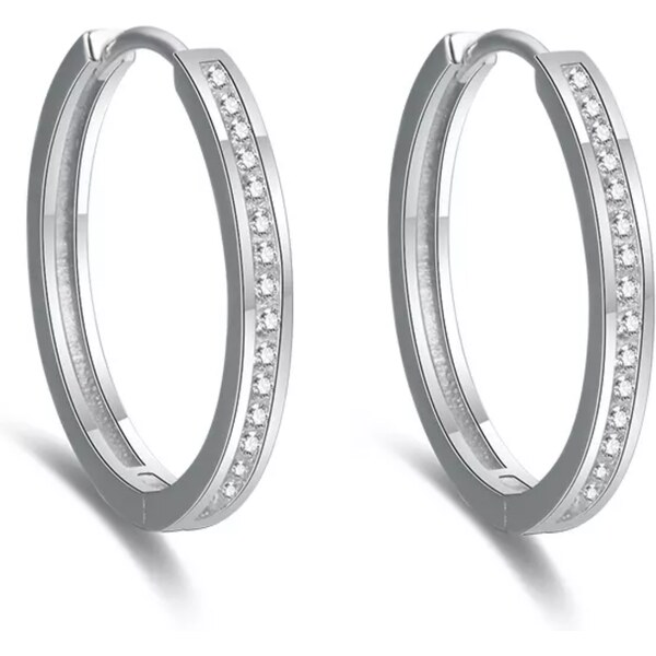 Olivie Strieborné 3cm KRUHY 7050 35987473