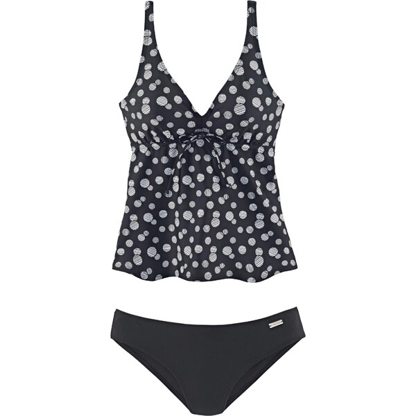 LASCANA Tankiny čierna / biela 54220923