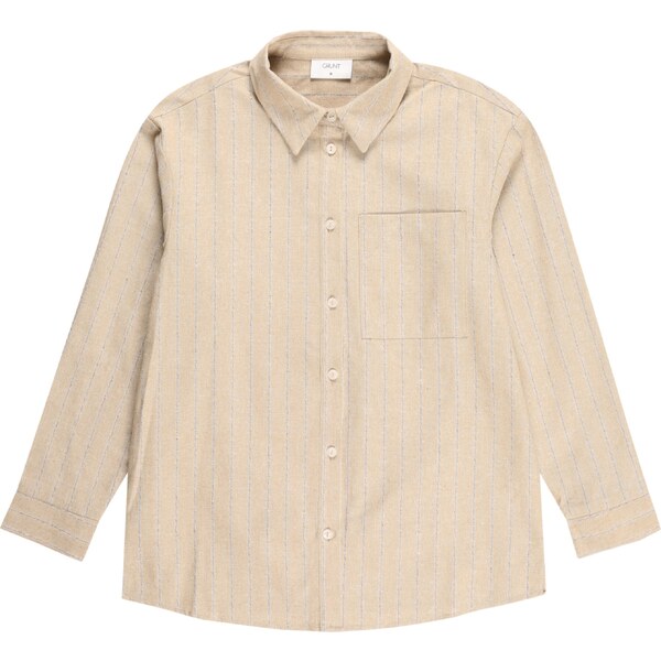 GRUNT Blúzka Agnete piesková / tmavosivá 54235534