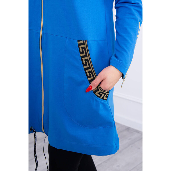 K-Fashion Blúzka s ozdobnou nevädzovou stuhou 44560209