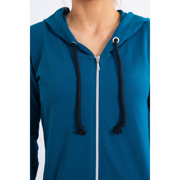 K-Fashion Šaty s kapucňou, mikina marine 44560234