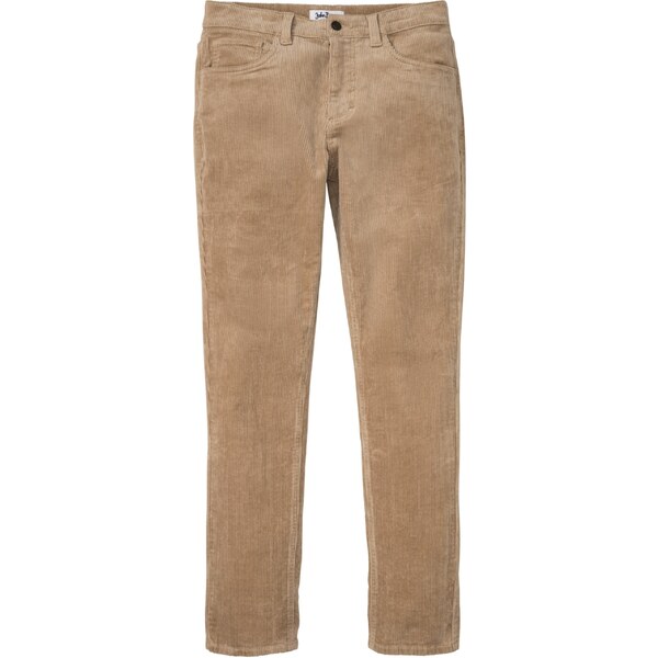 bonprix Strečové kordové nohavice, Slim Fit, s komfortným strihom, 45561767