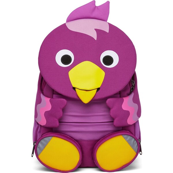 Affenzahn Detský batoh do školky Large Friend Bird- purple 8l 62192291