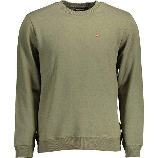 Zelená mikina Napapijri bez zipsu 64708868