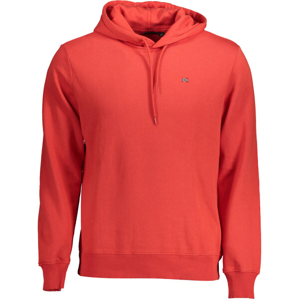 Červená mikina Napapijri bez zipsu 64708644