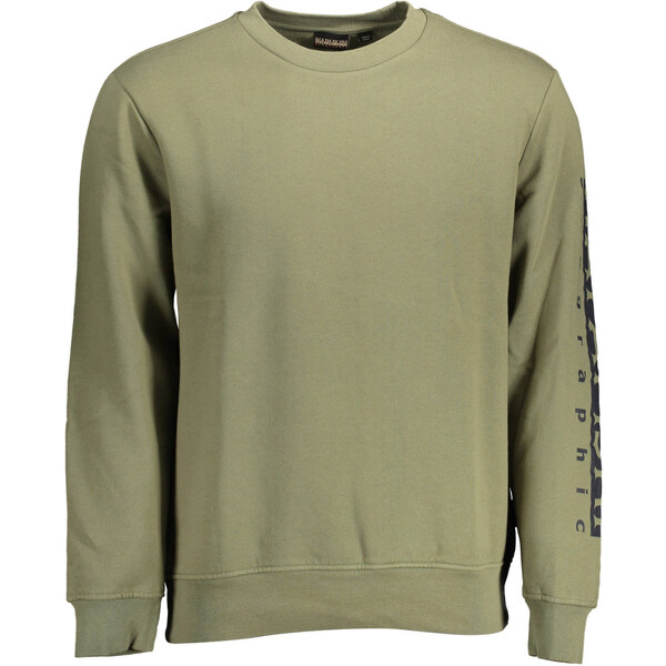 Zelená mikina Napapijri bez zipsu 64704167