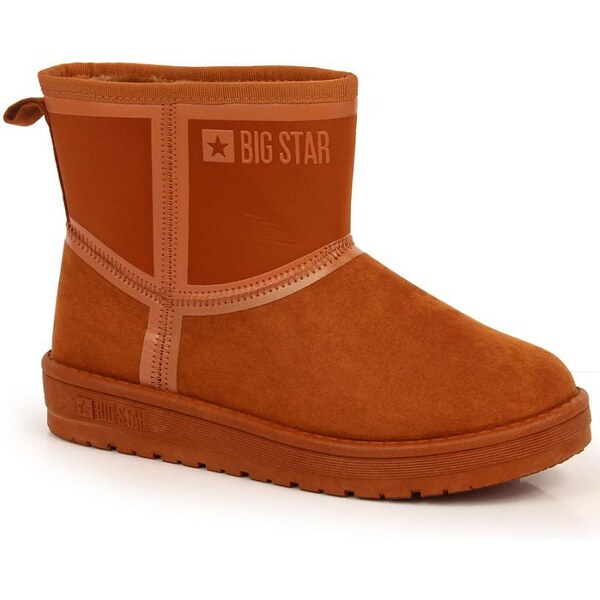 Dámske snežnice na platforme W INT1751A camel - Big Star 35675024