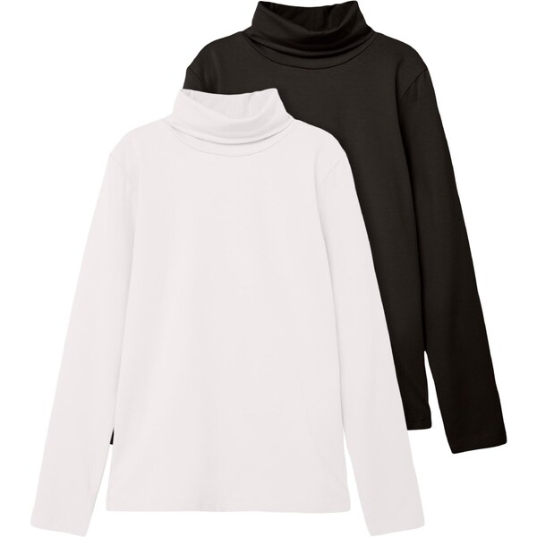 NAME IT Tričko NKNViggo čierna / biela 35911336