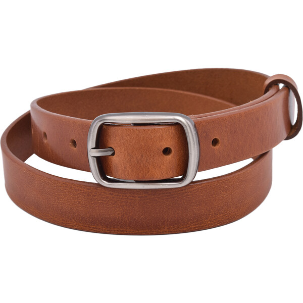 Mercucio Kožený dámsky opasok 720-25-17 koňak pracka Uršuľa 64507510