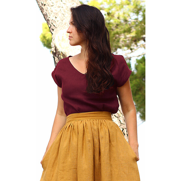 Obojstranné lanové tričko Lotika česká móda 35175415