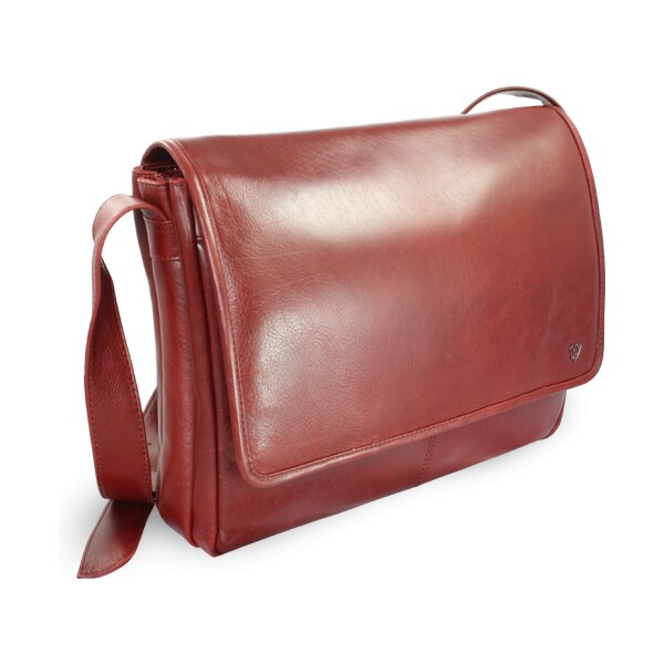 Arwel Červená kožená taška na notebook 212-6118-31 36559777