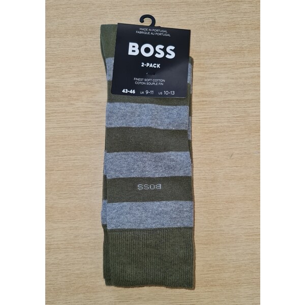 PÁNSKE PONOŽKY BOSS 50467712 2PACK 52918004