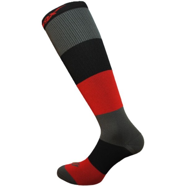 X-TRIPLE farebné kompresný podkolienky COMPRESSOX Čierna / Sivá / 35234837