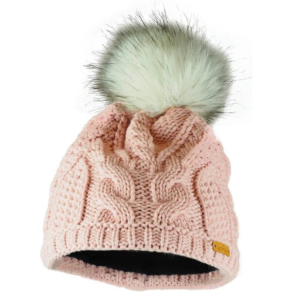 Bontis Dámska zimná čiapka s kožušinovým brmbolcom 35227589