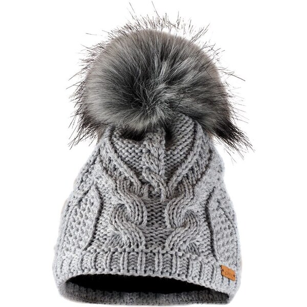 Bontis Dámska zimná čiapka s kožušinovým brmbolcom 35227590