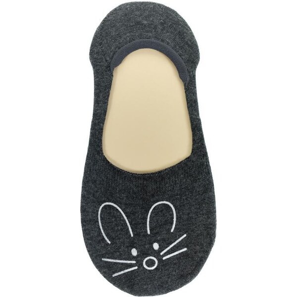 AURA.VIA Dámske tmavosivé ponožky KISSY 35241015