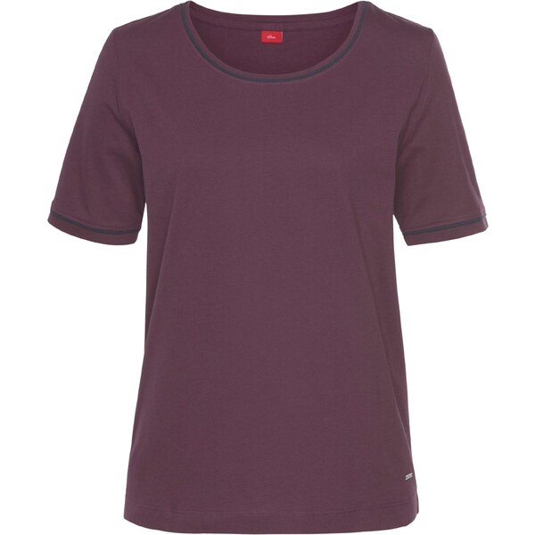 s.Oliver Tričká na spanie bordová 54234358