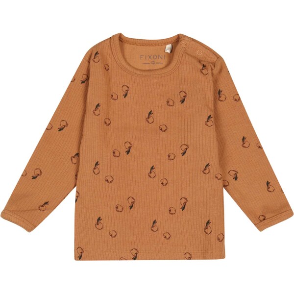 Fixoni Tričko svetlohnedá / jedľová / burgundská 46683039