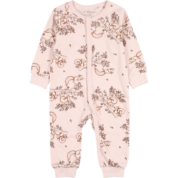 Fixoni Pyžamo hnedá / karamelová / olivová / pastelovo fialová 63409729