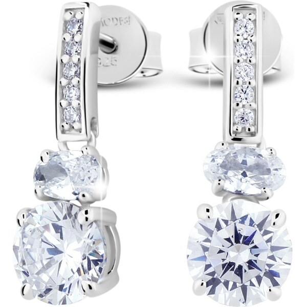 Modesi Strieborné náušnice so zirkónmi JA24020CZ 67211137