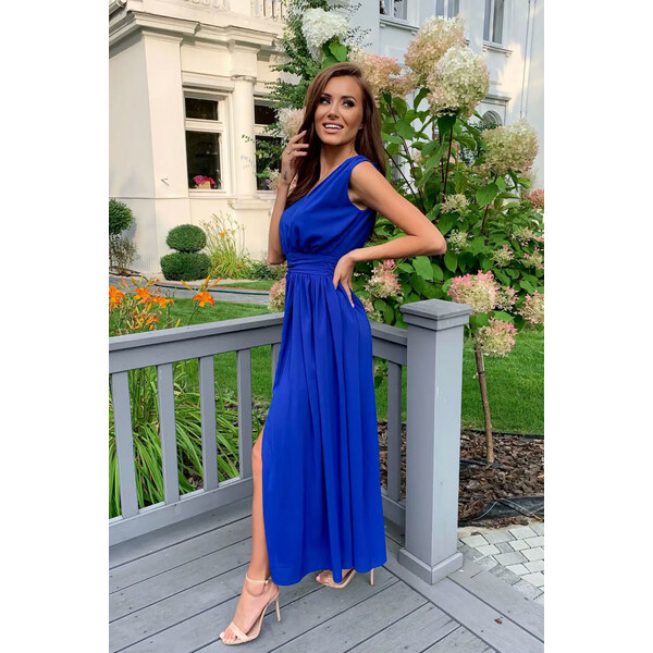 Glara Maxi šaty s rázporkom 32921078