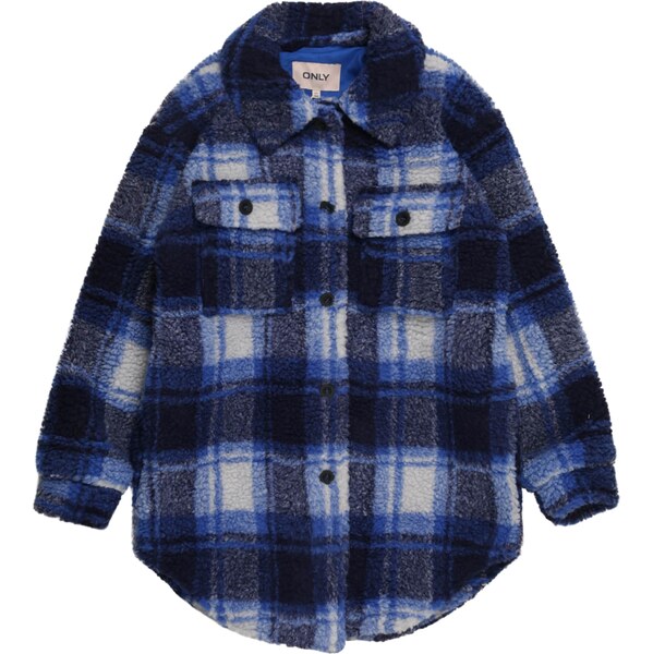 ONLY GIRLS Prechodná bunda Camilla modrá / tmavomodrá / biela 66371755