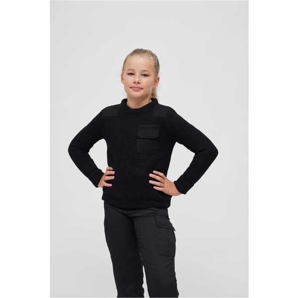 Brandit Childrens sweater BW black 50563208