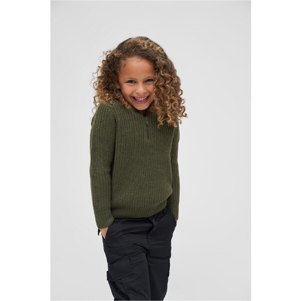 Brandit Childrens sweater Marine Troyer olive 50662772