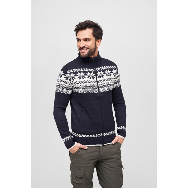Mens sweater Brandit Cardigan Norweger 50640091