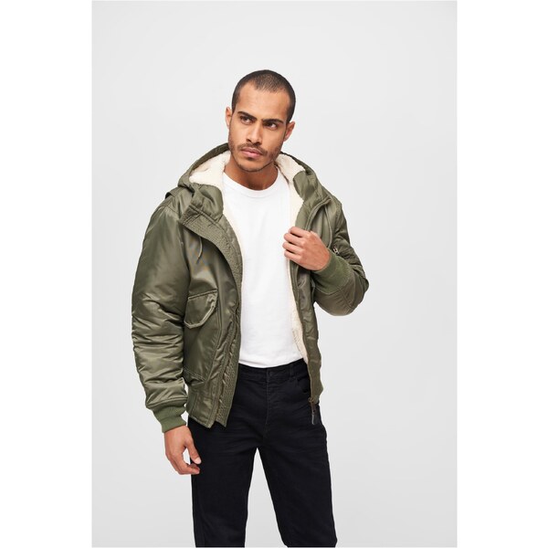 Brandit CWU Hooded jacket olive 57100102